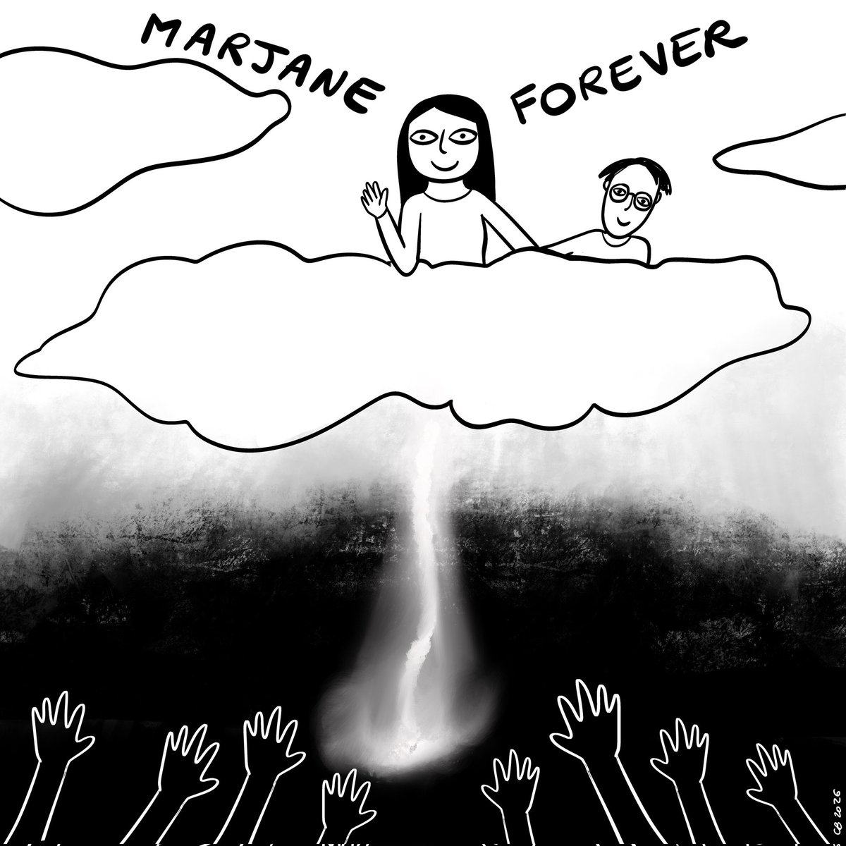 cathbertrand5's tweet photo. Mon hommage à Marjane Satrapi ❤️❤️❤️ https://t.co/DsXbaCAb0k