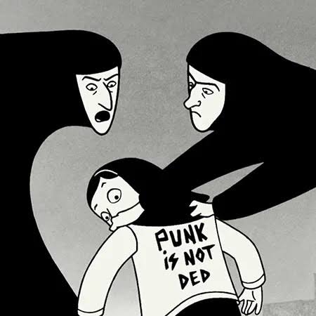 Beserisanatlar's tweet photo. Mercan Satrapi vefat etmiş. Oysa biliriz ki Punk asla ölmez! 
#punksnotdead https://t.co/sTcYPXshG7