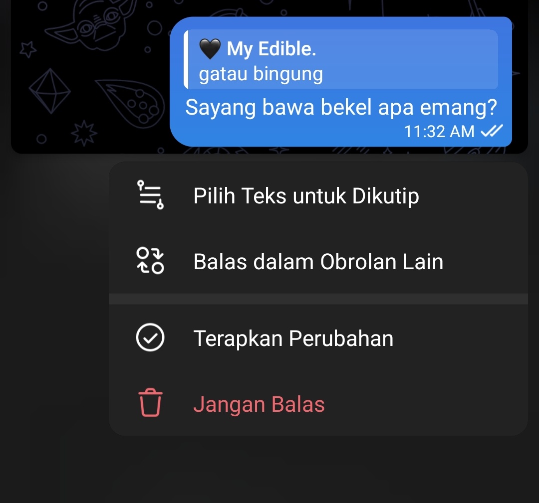 hazeInuts_'s tweet photo. Baru 3 jam dikasih tau, malah nanya lagi si Hazel. Untung istri nya ga ngamuk. https://t.co/FxZL9eUDIe