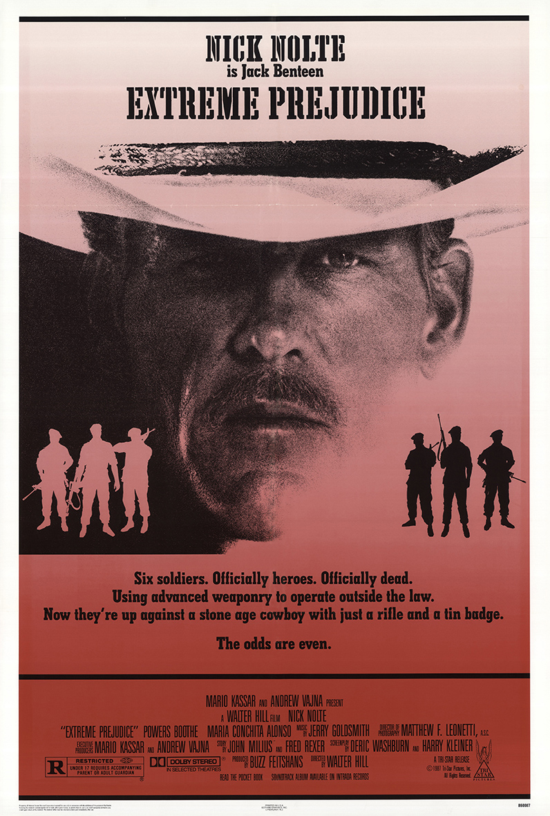 MikaVirtan30129's tweet photo. Walter Hill's Extreme Prejudice is one of the best action movies of the 1980's. It needs more appreciation. https://t.co/ZPjZQFgGRR