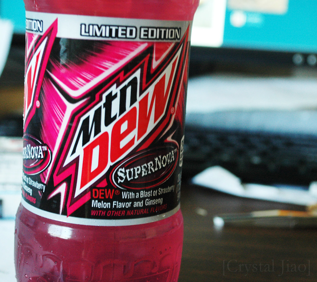 SupernovaDew's tweet photo. @MountainDew Or you could bring back something that isn't comparable to drinking shampoo. https://t.co/3qmSexPo4C