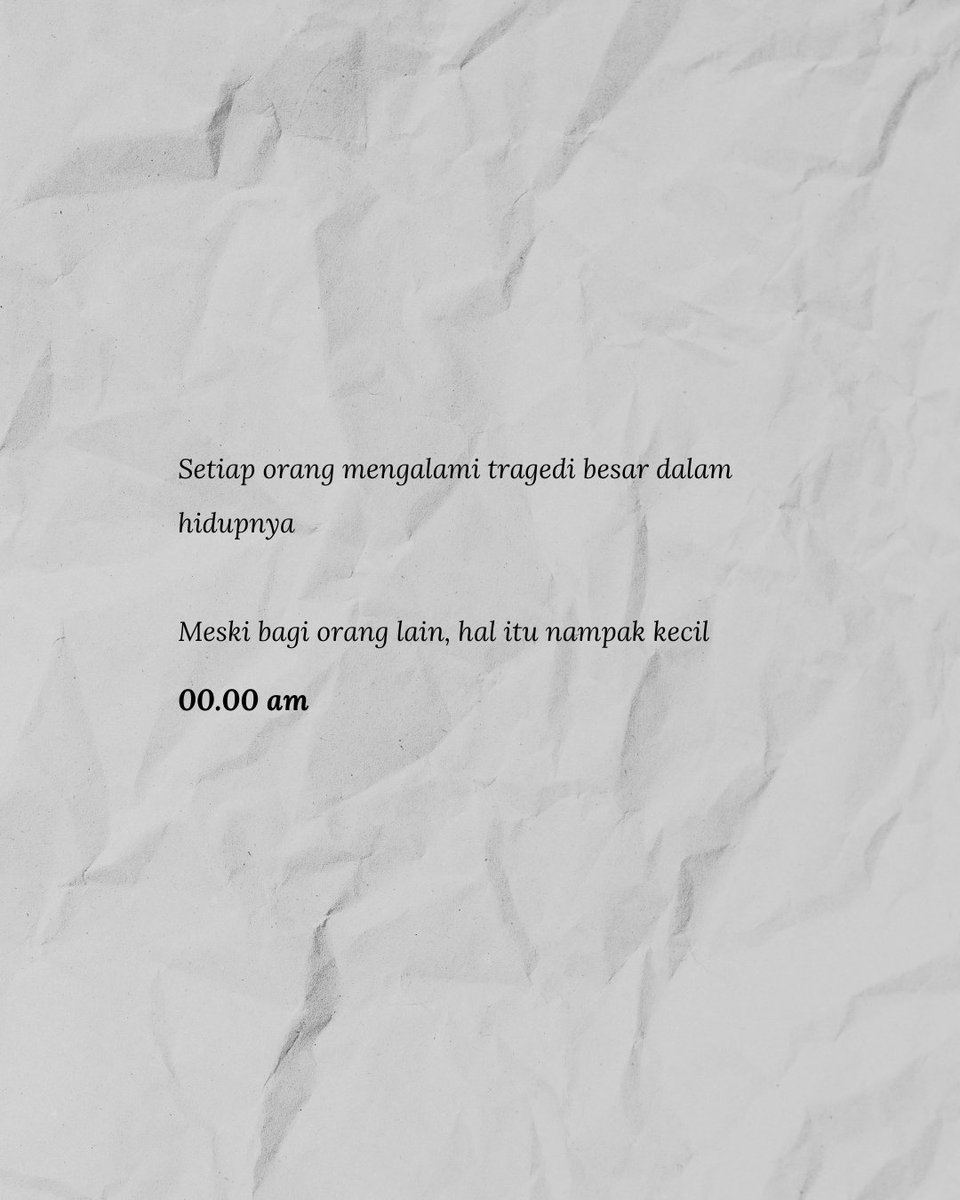 Tengah__malam's tweet photo. Perihal luka, semua mempunyai porsinya masing-masing
#00am #tengahmalam #sajak #puisi #quote #kata #self #luka https://t.co/5FP2AlMzFi