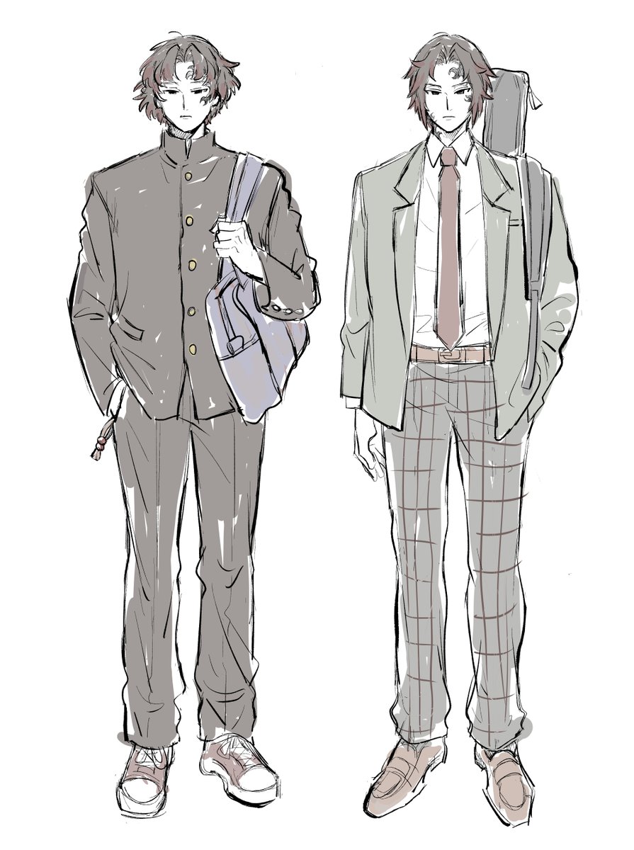 syokmm's tweet photo. 学パロ縁巌 再掲 https://t.co/F5kIHyS56m