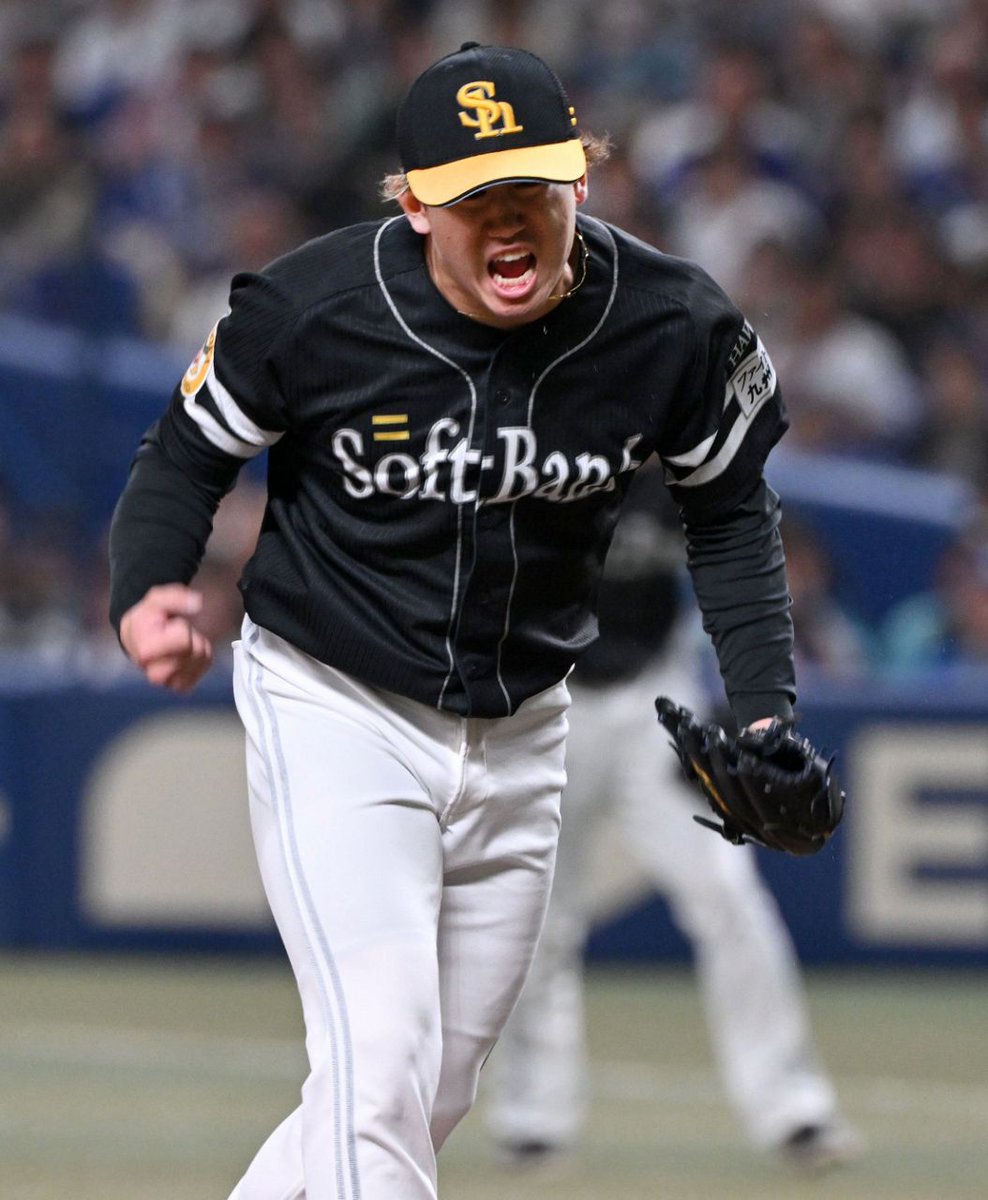 nishispo_hawks's tweet photo. 「満塁になって腹をくくりやすかった」

ピンチで達観した木村光選手
連続Kに感情爆発

追いかける竜の大先輩の背中

#sbhawks
▼記事はこちらから▼
https://t.co/sahRKQ72aw https://t.co/Y6SYk3z0CD