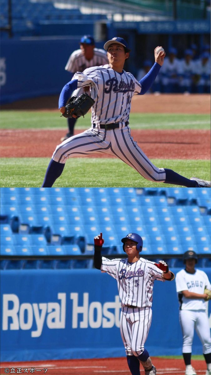 risspo_official's tweet photo. 侍ジャパン 大学日本代表選考合宿

立正大学から #仁田陽翔 (3/仙台育英)、#三好元気 (3/聖光学院) が選考合宿に招集されることが決定しました🎉

選考合宿は 6/20 (土) ～ 6/22 (月) の3日間行われます🏟

両選手の応援をお願いいたします💫

#立正大学スポーツ新聞部
#立正大学硬式野球部
#立正大学 https://t.co/QTYTUgm20z