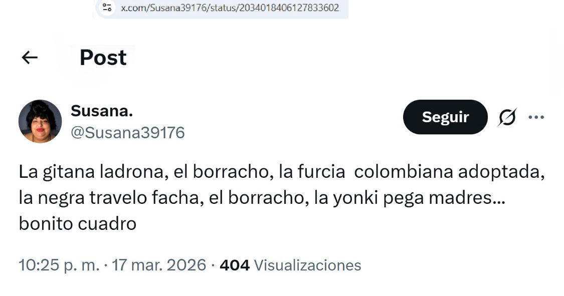 canodaniela5's tweet photo. @LitPab @AguaDeCocoPaTi La misma cocainom%n% y yonki que tiene celos de mis viajes y se inventa cosas que nadie ha dicho, se cree q la gente la cree solo q hay que ver que esta como vea de ocupa 😂 ya le gustaría todo lo q delira la drigaaddict fuese verdad. Sigue rabiando yonki😈 https://t.co/3W4rh7IWc1