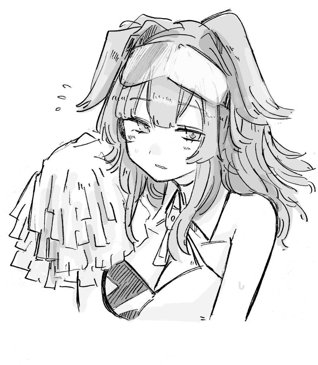 今日は推しのチアを描きました 