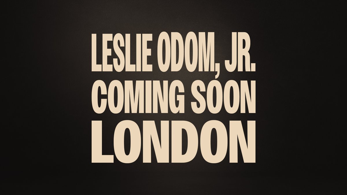 CuffeandTaylor's tweet photo. Leslie Odom, Jr. live in London. Sign up for presale access and more information

🔗 https://t.co/m2oYOA90HQ https://t.co/AHiF0NeG8H