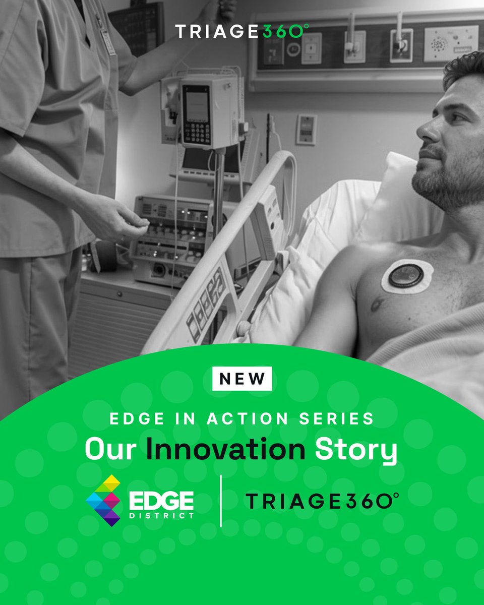 TRIAGE_360's tweet photo. We’re sharing our story with Edge in Action, a new series dedicated to Researchers, clinicians, and leaders turning ideas into impact.

We are among the innovators helping shape the future of healthcare, life sciences, and entrepreneurship in Omaha.

https://t.co/L8FMAU47zf https://t.co/NC0KsLmX3w