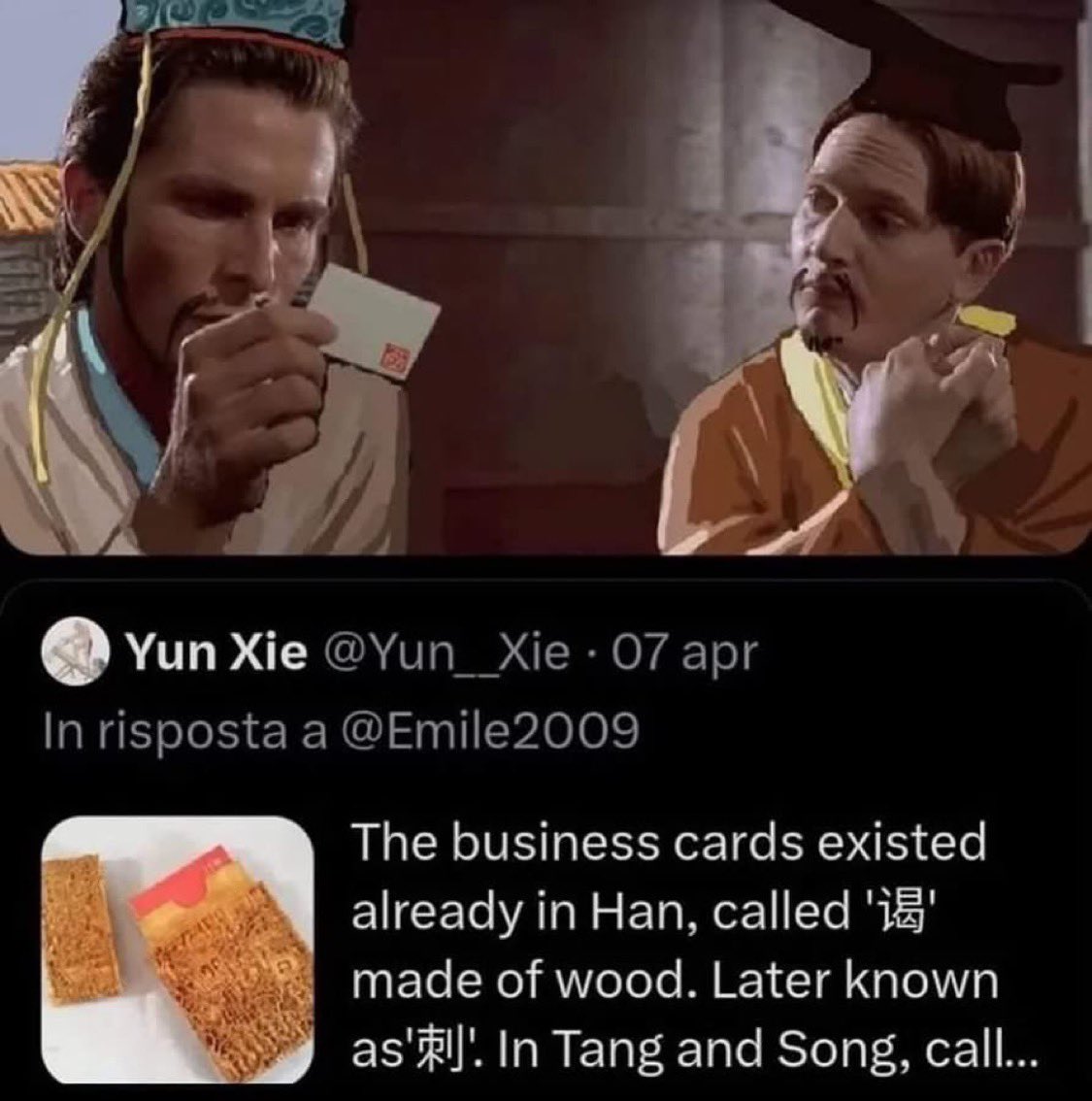 UpdatingOnRome's tweet photo. Let’s see Bao Le Hans card https://t.co/RzjWkZ4fKS