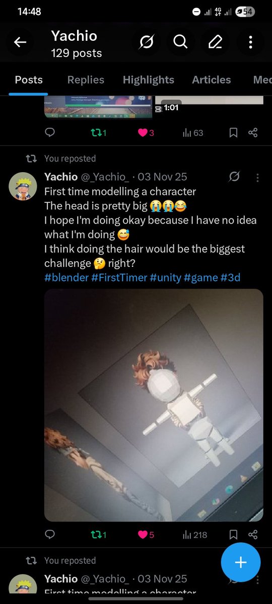 _Yachio_'s tweet photo. started as a game dev in blender
my laptop gave up on me so I pivoted to Flutter and built an app instead
now I love both and I'm not stopping either
funny how your limitations end up building your path 
#gamedev #indie #flutter https://t.co/VI1Vnw4nvW