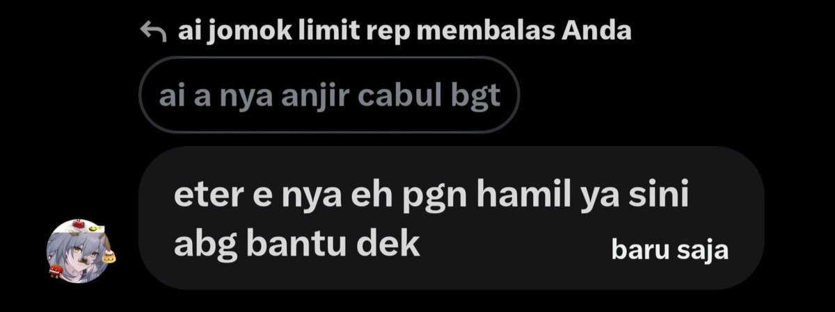 chosoloco's tweet photo. daripada ngehamili gua mending lu urusi dlu rupiah melorot https://t.co/IXKzAqFpTx