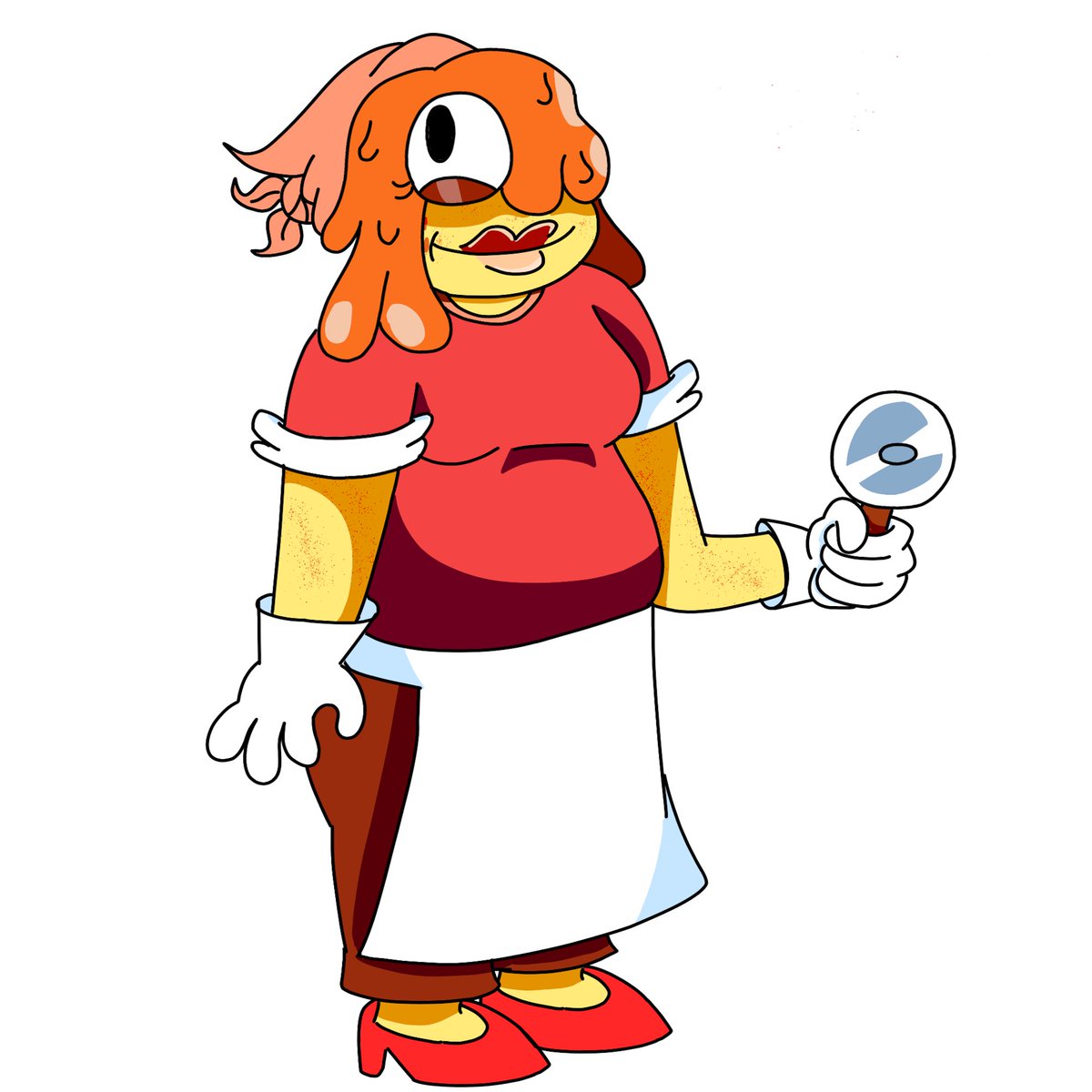brand0m0000's tweet photo. MY oc moz rella #pizzatower https://t.co/7ipWAMmqFZ