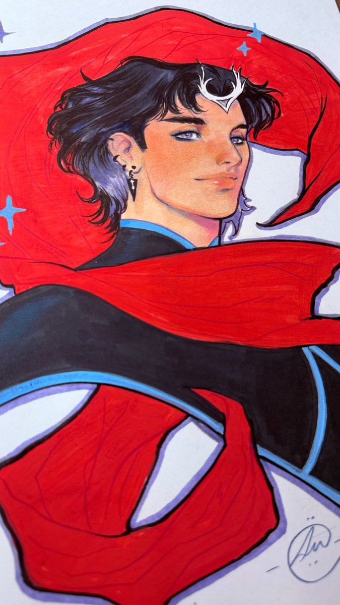 BillyKaplanUpd's tweet photo. Wiccan drawn by @LukasWerneck via his Instagram story. https://t.co/zR5o725Jwi