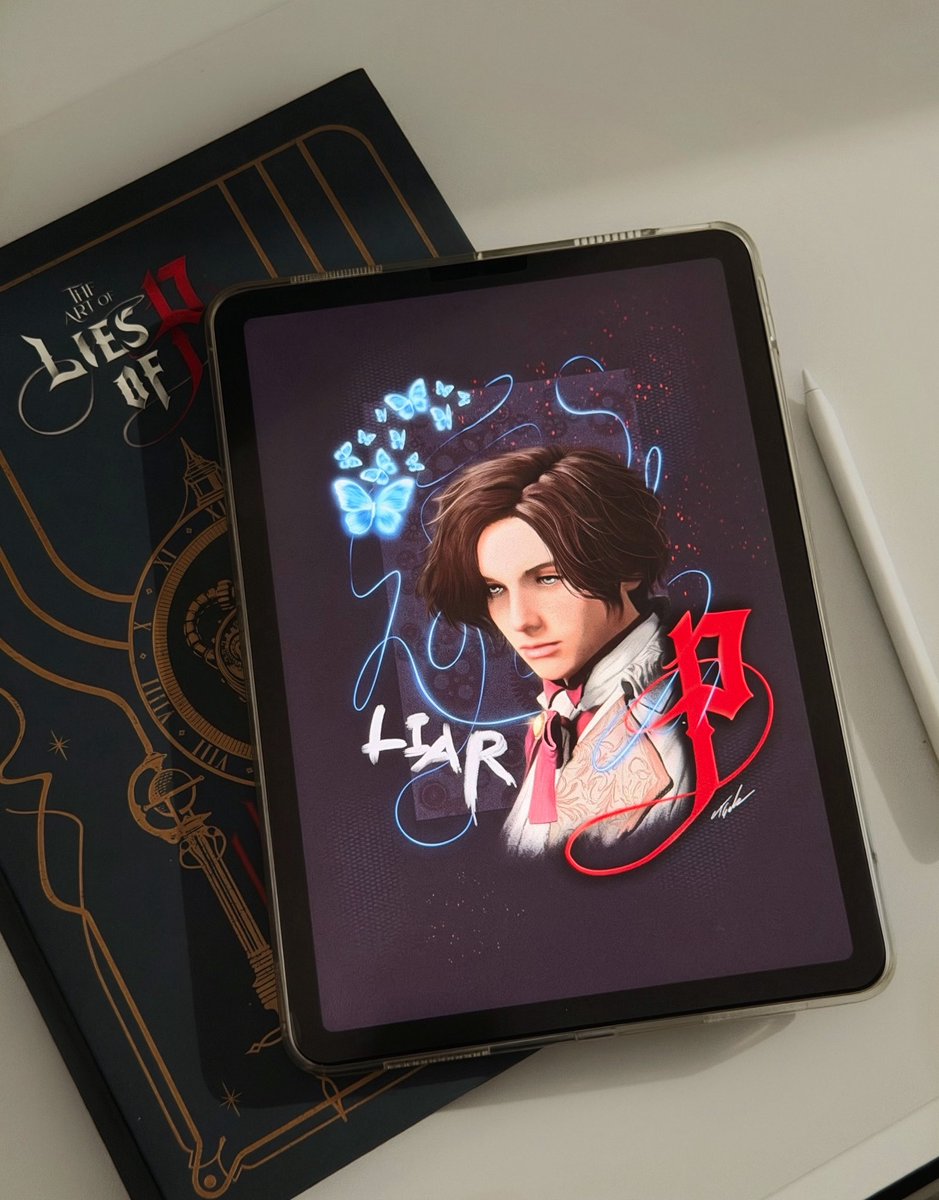 ItsToriGalvin's tweet photo. Finally finished my Lies Of P drawing! ✍🏻 🦋 

@Liesofp 
#FanArt https://t.co/yq88gcNLB8