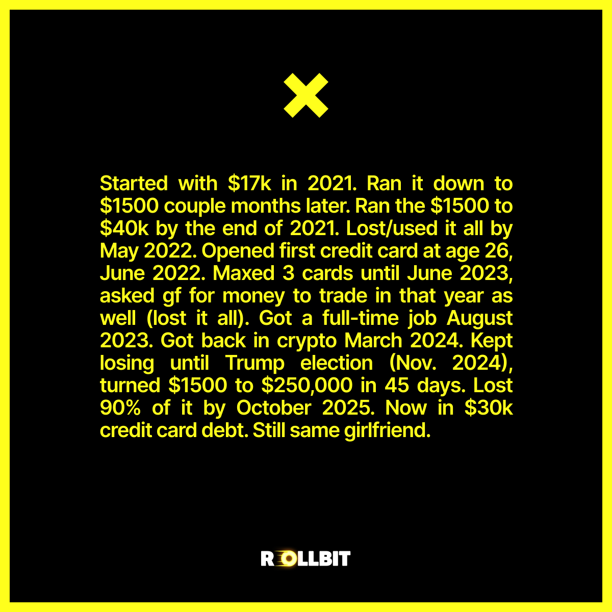 coinfessions's tweet photo. Turned $1500 to $250,000 in 45 days. https://t.co/HyB9s5nNOw