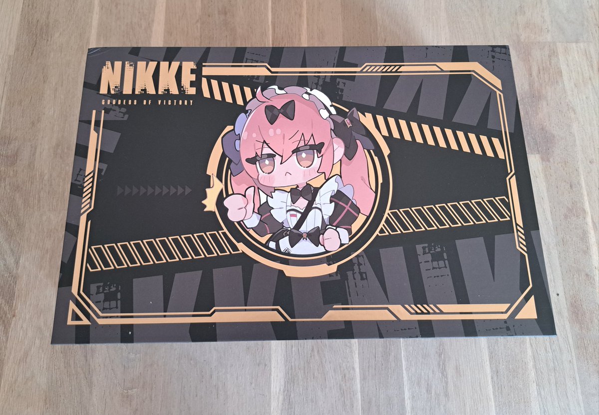 OfficialGradNC's tweet photo. Our #NIKKE Creator Gift Box of the 3rd Anniversary Contest has finally arrived! ✨️

Now we just gotta hold ourselves back from looking into it until tomorrow. 🥲 https://t.co/ZmiwnsYrwh
