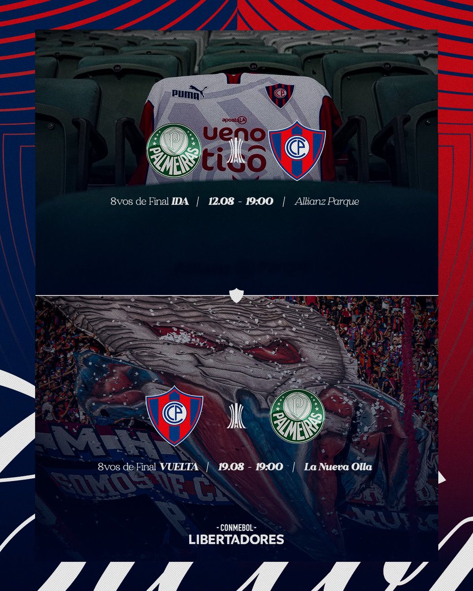 CCP1912oficial's tweet photo. 📆 Fechas y horarios confirmados para nuestro duelo por los 8vos de Final de la @Libertadores 🌪️ https://t.co/DjmNcBCKkR