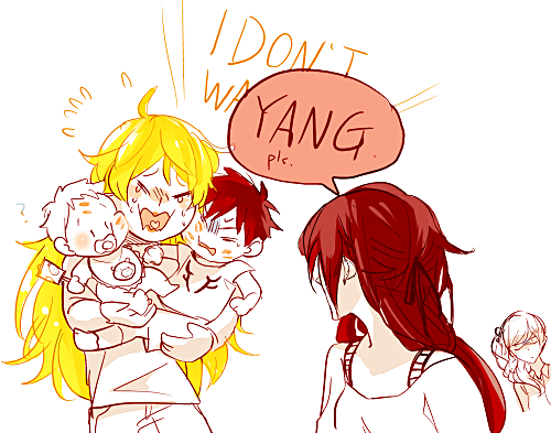 Dian011424's tweet photo. #RWBY #Whiterose

Ruby and Weiss's children weren't spared from Yang.

I love that Yang is so loving towards her family 🥹

Art by Kuma

Link: https://t.co/AgPCM5Q8xB https://t.co/rXNnEMUp6y