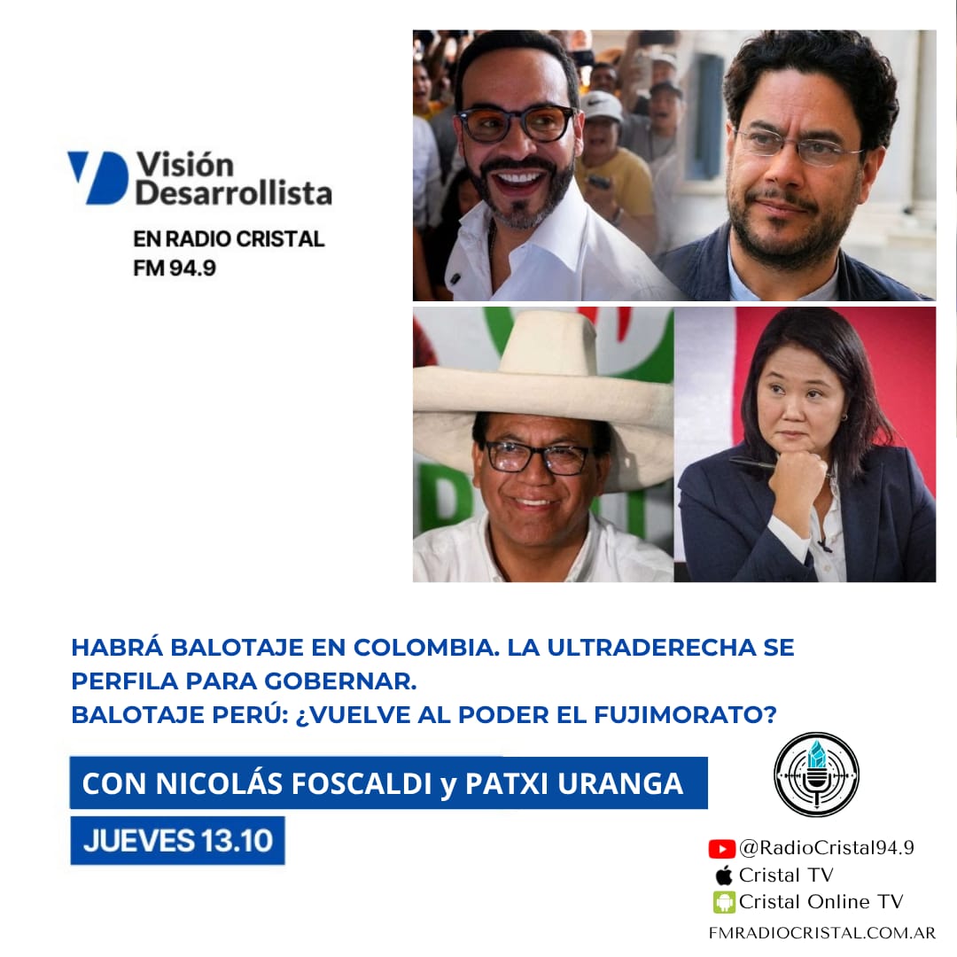 NFoscaldi's tweet photo. Además, el domingo se celebra el balotaje en Perú, con la posible victoria y vuelta del fujimorato.
#EleccionesPeru https://t.co/z0ze6AunTe