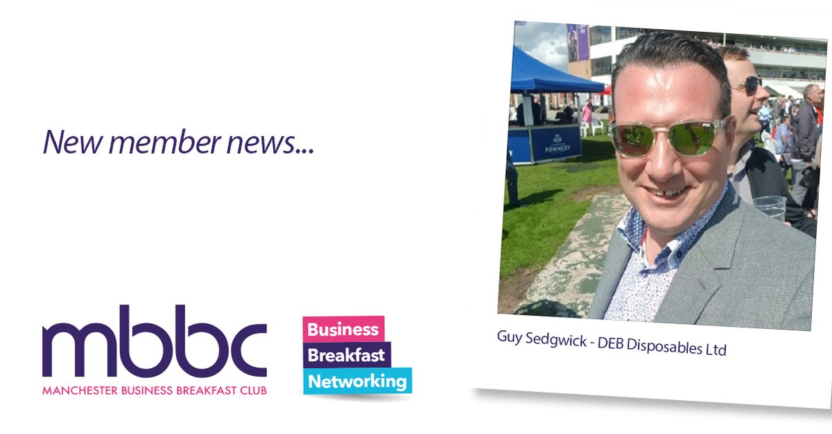 MBBC's tweet photo. We have another brand-new member!

Please give a big warm welcome to Guy at DEB Disposables.👋

They distribute hygiene products/packaging to a wide range of customers across Manchester, the North West and nationally for over 40 years - https://t.co/ursMpthVeC https://t.co/ANreEZD8OZ