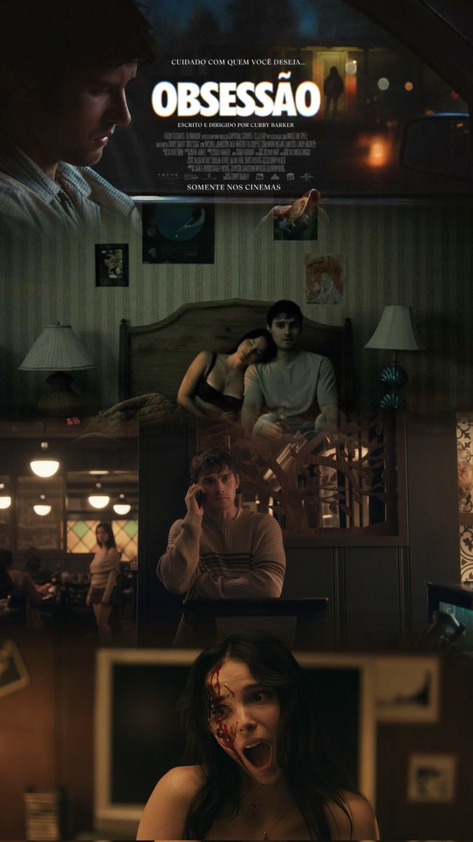 iamcrysthian's tweet photo. "Que filme perturbador! Cuidado com o que deseja, pois pode ser seu último pedido. O jogo de luzes, a maquiagem e a atmosfera sombria entregam cenas marcantes que chocam e assustam do início ao fim."

#obsessão #terror https://t.co/6EDLpZLFEL