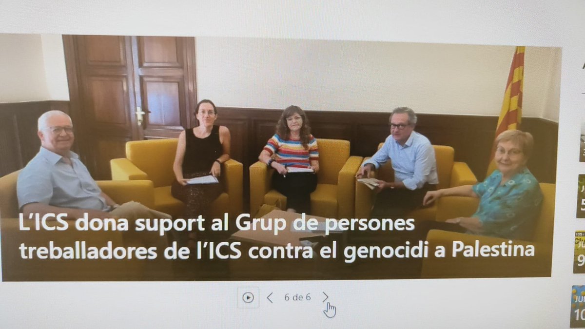 EvaMayorIsaac1's tweet photo. L ' @icscat ha publicat a la intranet la reunió que vam tenir i el seu suport pel grup de treballadores que ho vam signar. És un començament, estem agraïdes i esperem que en la següent reunió podrem continuar avançant en les nostres demandes. Text complet: https://t.co/iUZhrfkppV https://t.co/YULCmpOD0D