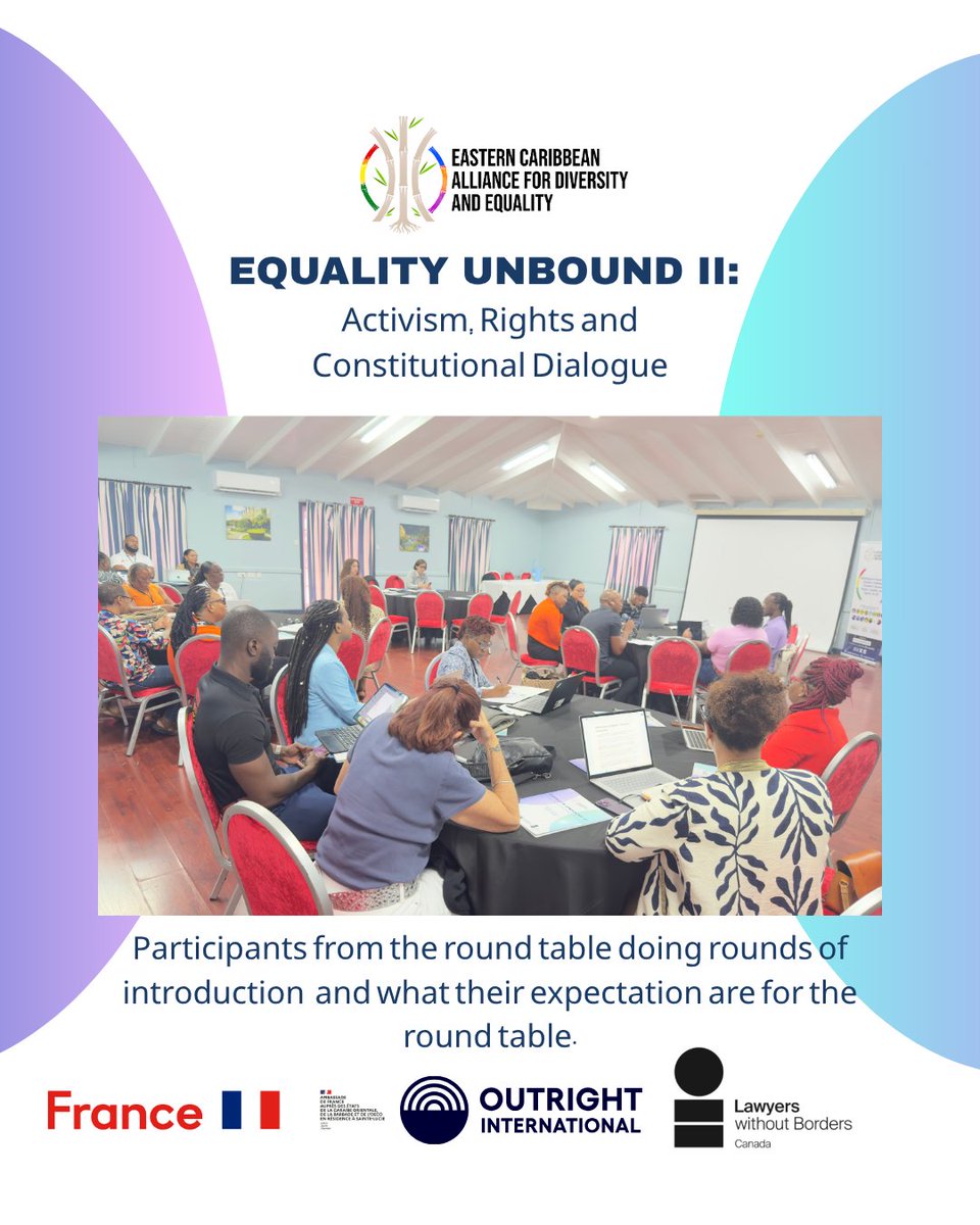 EC_Equality's tweet photo. Equality Unbound II: Activism, Rights and Constitutional Dialogue brought together advocates, legal experts, community leaders, and regional partners for critical conversations on human rights, constitutional reform, and the future of equality in the Caribbean. https://t.co/MqeptFXFLP