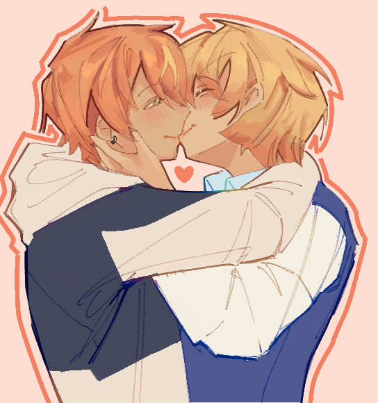 boneysoda's tweet photo. UEEUEGHHHHH SOOO CUTE… akikasa will celebrate pride month in my stead!  if you combine my hcs for  them then its me anyway 🥹🥹🥹 here is w/o chibis https://t.co/YqmZTxRtSL