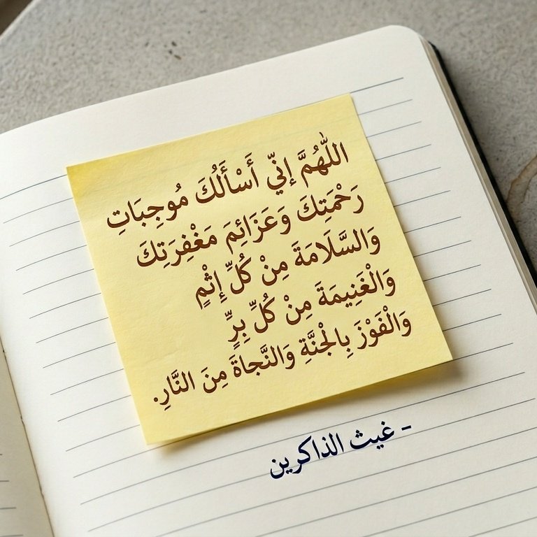 abo_geth's tweet photo. اللهم أني أسألك موجبات رحمتك وعزائم مغفرتك والسلامة من كل إثم والغنيمة من كل بر والفوز بالجنة والنجاة من النار https://t.co/AoTINZF9hO