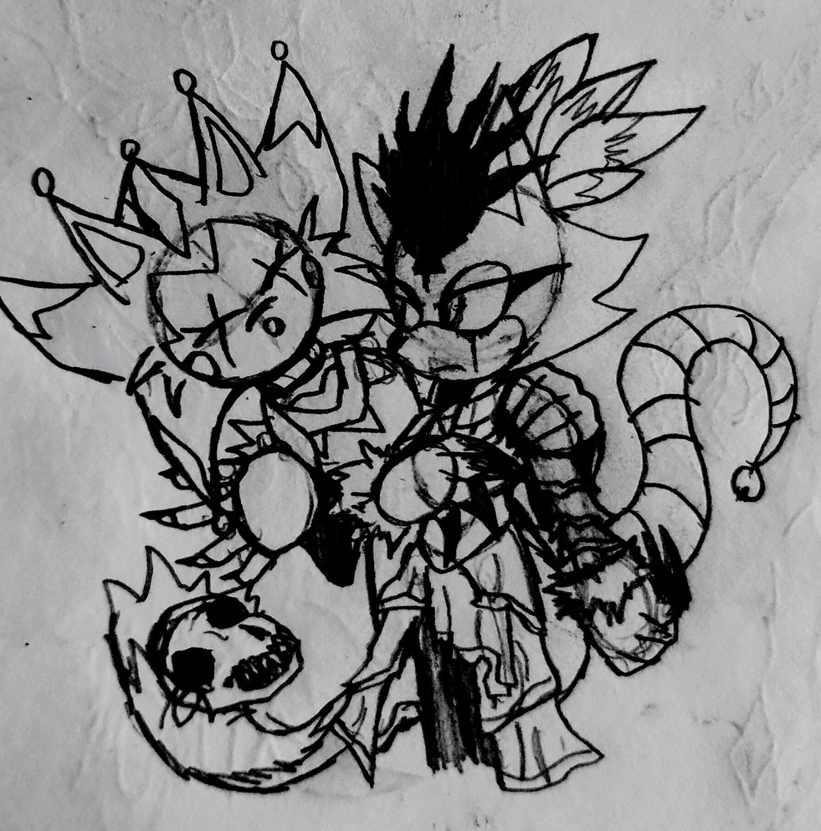TheDeathPhantom's tweet photo. Every royal needs a jester!
Hello @StarburstSonic take this as a token at a possible friendship, love your gal :3
#execommunity #ChaoticFreedom https://t.co/fsuI5Cdv8D