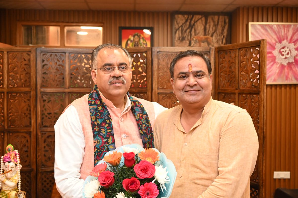 KBhardwajBJP's tweet photo. @BJP4India केंद्रीय चुनाव समिति द्वारा राष्ट्रीय महामंत्री श्री @tarunchughbjp जी को राज्यसभा का प्रत्याशी घोषित किए जाने पर हार्दिक बधाई एवं शुभकामनाएं!

 कुशल नेतृत्व एवं राष्ट्रहित के प्रति अटूट प्रतिबद्धता निश्चित रूप से संसद में जनभावनाओं को सशक्त स्वर प्रदान करेगी! https://t.co/U7BBYEATT9