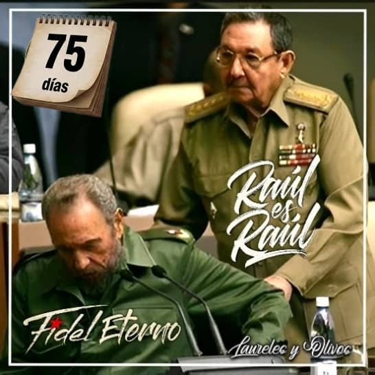 Tainer622045's tweet photo. #RaúlEsRaúl: "La permanente enseñanza de Fidel es que sí se puede (...) Ese es el Fidel invicto que nos convoca con su ejemplo y con la demostración de que ¡sí se pudo, sí se puede y sí se podrá!" #CubaEstáFirme
#100AñosConFidel 
#anapcuba https://t.co/G2pIcoHXay