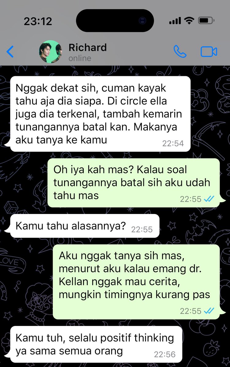 kratingsmeen's tweet photo. Percakapan malam hari... https://t.co/woSv9nO3VU