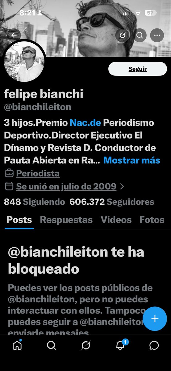 Marily73's tweet photo. @Sinfiltros_tv @bianchileiton  me tiene bloqueada desde cuando, él defendía  el octubrismo y el mamarracho. Cómo seguir viendo un programa conducido por quien te bloquea https://t.co/k1EH68UeTe