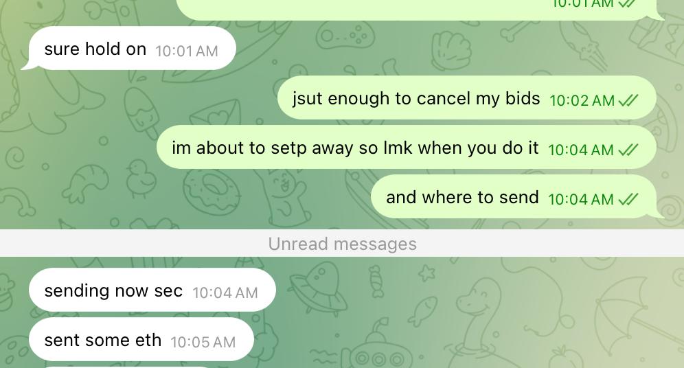 varrock's tweet photo. I reverse scammed the scammer and got him to send me money https://t.co/DACLuRXNwl