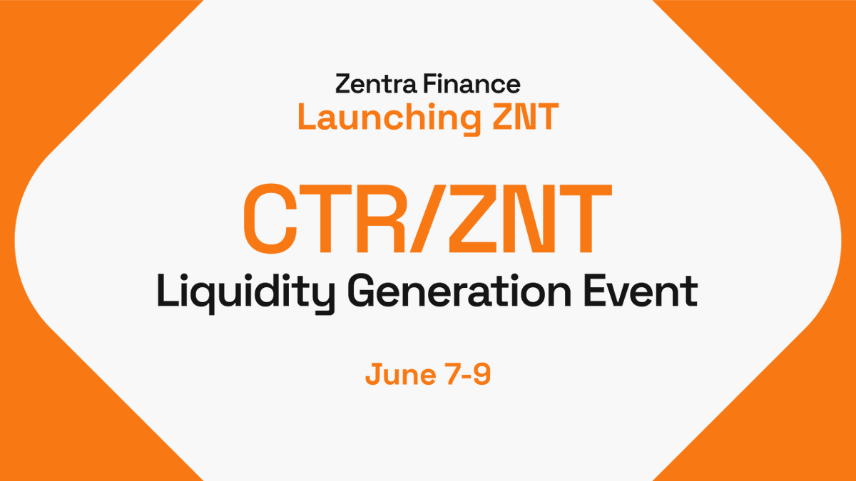citrea_xyz's tweet photo. $ZNT is coming 🍊

@ZentraFinance, a flagship money market on Citrea, is launching $ZNT to fix DeFi's incentive model.

90% of fees, interest spreads, liquidations, flash loans, and Satsuma rewards go to $ZNT stakers.

ZNT LGE starts June 7.
LGE pair: CTR - ZNT

🧵 https://t.co/pHV5KOfJXf