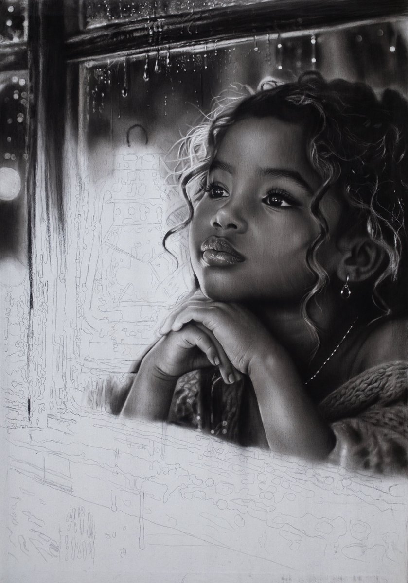NgbedeNobleman's tweet photo. What story do you see behind her eyes?
Charcoal on canvas 🚧 https://t.co/ZflIOzFf9U