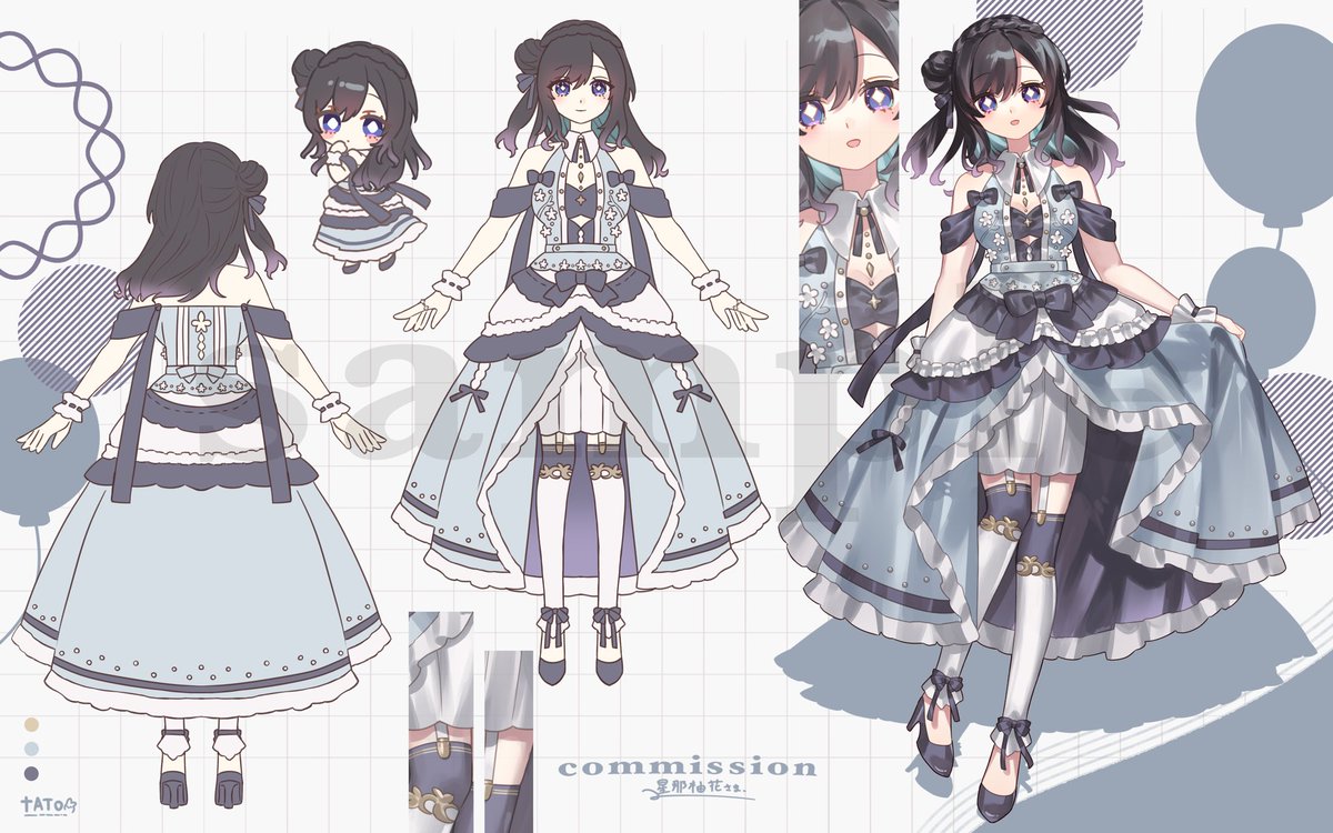 lbirt_'s tweet photo. skeb 衣装デザイン¨̮
#commission https://t.co/kXBa5t8Qqw