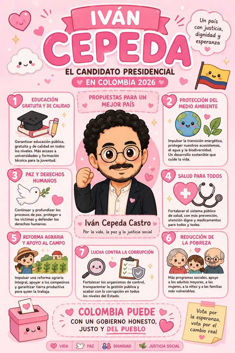 wotlatam's tweet photo. Me la juego por la vida.
Me la juego por la dignidad.
Me la juego por el medio ambiente.
Me la juego por el pueblo.

💪🏼¡Ivan Cepeda Presidente de Colombia! 

#melajuegoporlavida
#KpopersConIván
#Kpoperconcepeda https://t.co/NGXtphXLBR