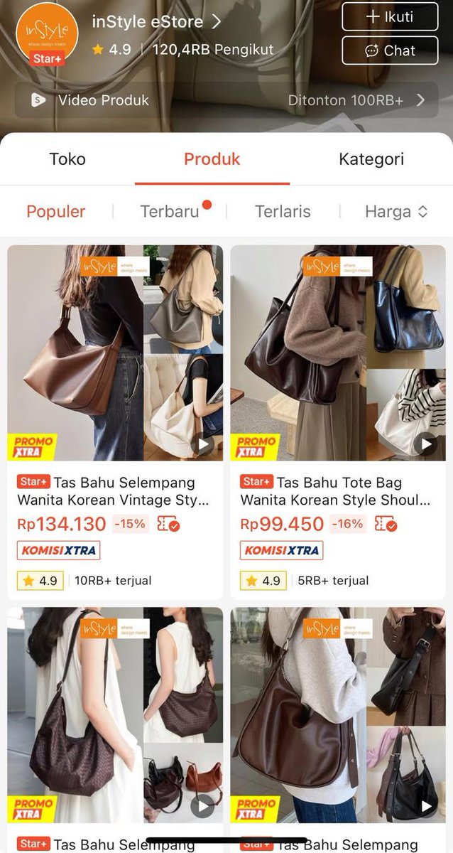 putrioka10_'s tweet photo. CASE CLOSED‼️Ini dia SHOULDER BAG WANITA “TAHAN SEGALA SITUASI” yg muat banyak+cocok dipakai tiap hari🫵🏻

Buat kamu yang sering bawa “seisi dunia” di tas: dompet, skincare, tumbler, sampai barang dadakan, ini fix jadi penyelamat banget!!! https://t.co/FVicSHoiBq