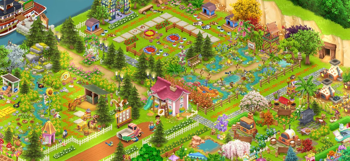 withinwinny's tweet photo. Kalo udah gak ada kerjaan di hayday suka bgt geser2 farm doang wkwkw liatin 1 1 mesinnya gerak/hewan bunyi/dekornya gerak wkwkwkwk kayak dipikir2 NGAPAIN😭 tp SERU https://t.co/b76P4Y0C69