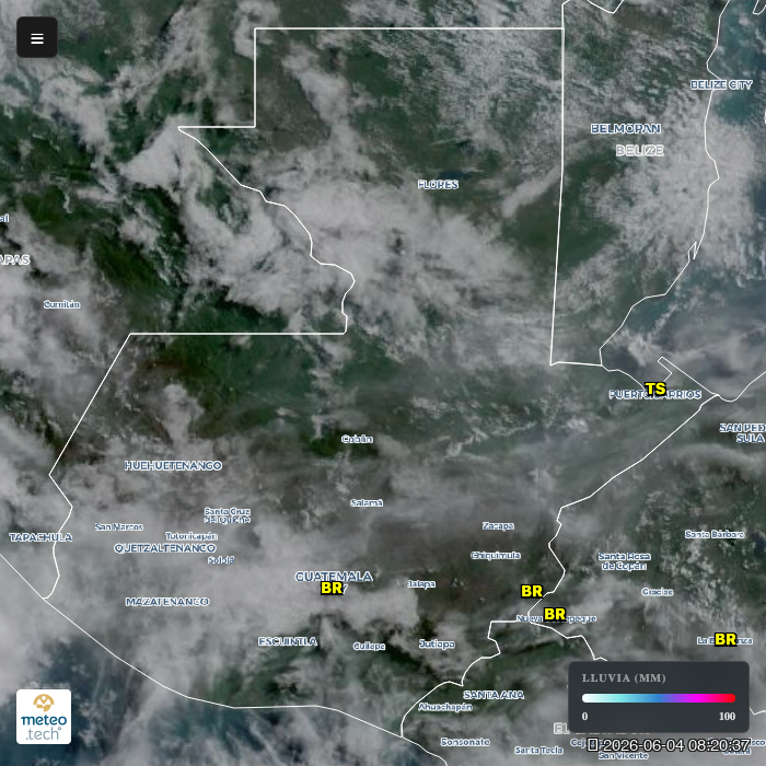 climaya's tweet photo. 🇬🇹 Se prevén aguaceros y tormentas eléctricas en la tarde/noche sobre Occidente (San Marcos, Sacatepéquez), Bocacosta (Suchitepéquez) y el Altiplano Central. Las temperaturas máximas superan los 35°C en regiones como Suchitepéquez y Retalhuleu.

Atiende los avisos oficiales. Mapas de tiempo real en nuestra web. #ClimaGT