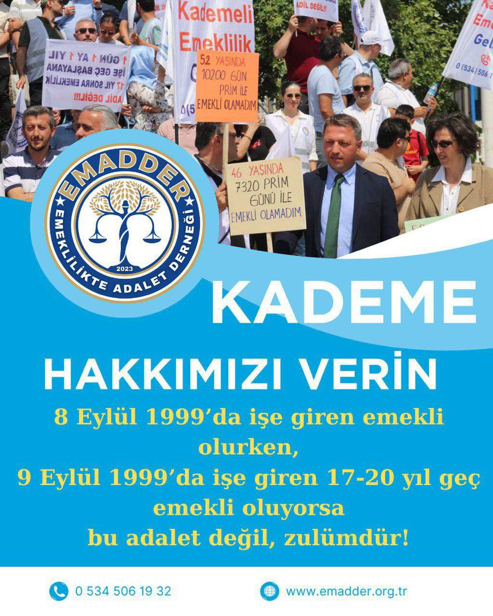 slhcnisilcan's tweet photo. @_cevdetyilmaz Bu kadar insanın hakkını yok saymak sürdürülebilir değil..
Kademe Bekleyen milyonlarca insanı görmezden gelmek kul hakkıdır.
Bu Adaletsizlik size sandıkta kaybettirecek.

@abdullahozdemir
@efkanala
@ZeybekciNihat
@murat_kurum
@EmadDernegi
#KademeyiVereceksiniz https://t.co/b7N2kRXXzf