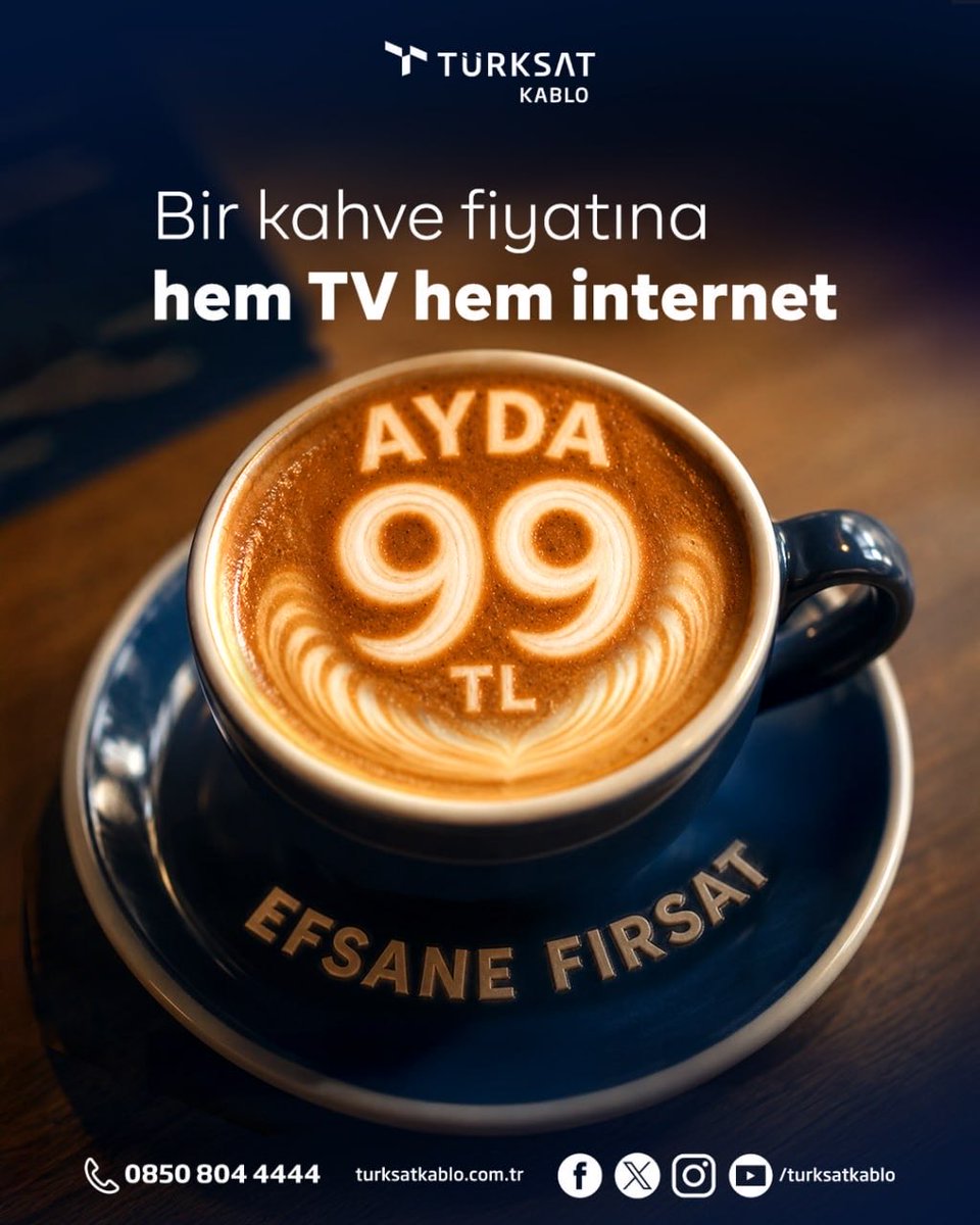 turksatkablo's tweet photo. Şaka değil. 👀

Bu kampanyayla internet ve TV, ilk 3 ay ayda sadece 99 TL. 📺🚀

Süre kısıtlı, hemen ara 👉🏻 0850 804 44 44 https://t.co/L79oiobCaG