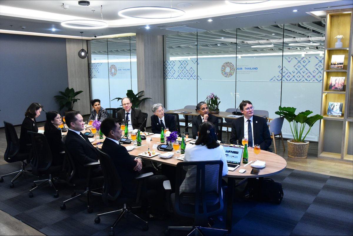 IMFAsiaPacific's tweet photo. DMD Okamura: Encouraging progress on preparations for the 2026 Annual Meetings in Bangkok. Strong collaboration across teams and solid advances on key operational fronts. Looking forward to a successful event. https://t.co/KWmu99DdsN