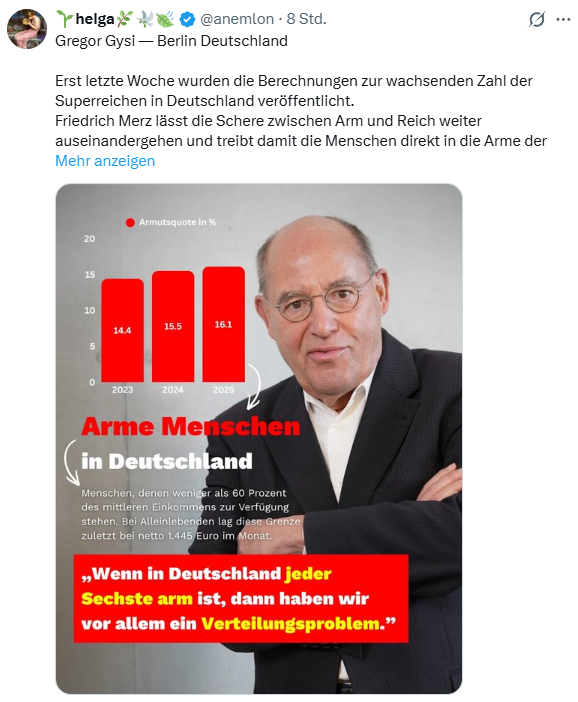 raidick63's tweet photo. Gregor Gysi hat selbst gut 5 Millionen auf der hohen Kante.
Reich werden durch Kommunismus und über den Kapitalismus schimpfen. Geile Sache. https://t.co/DvhnAL4Z3l