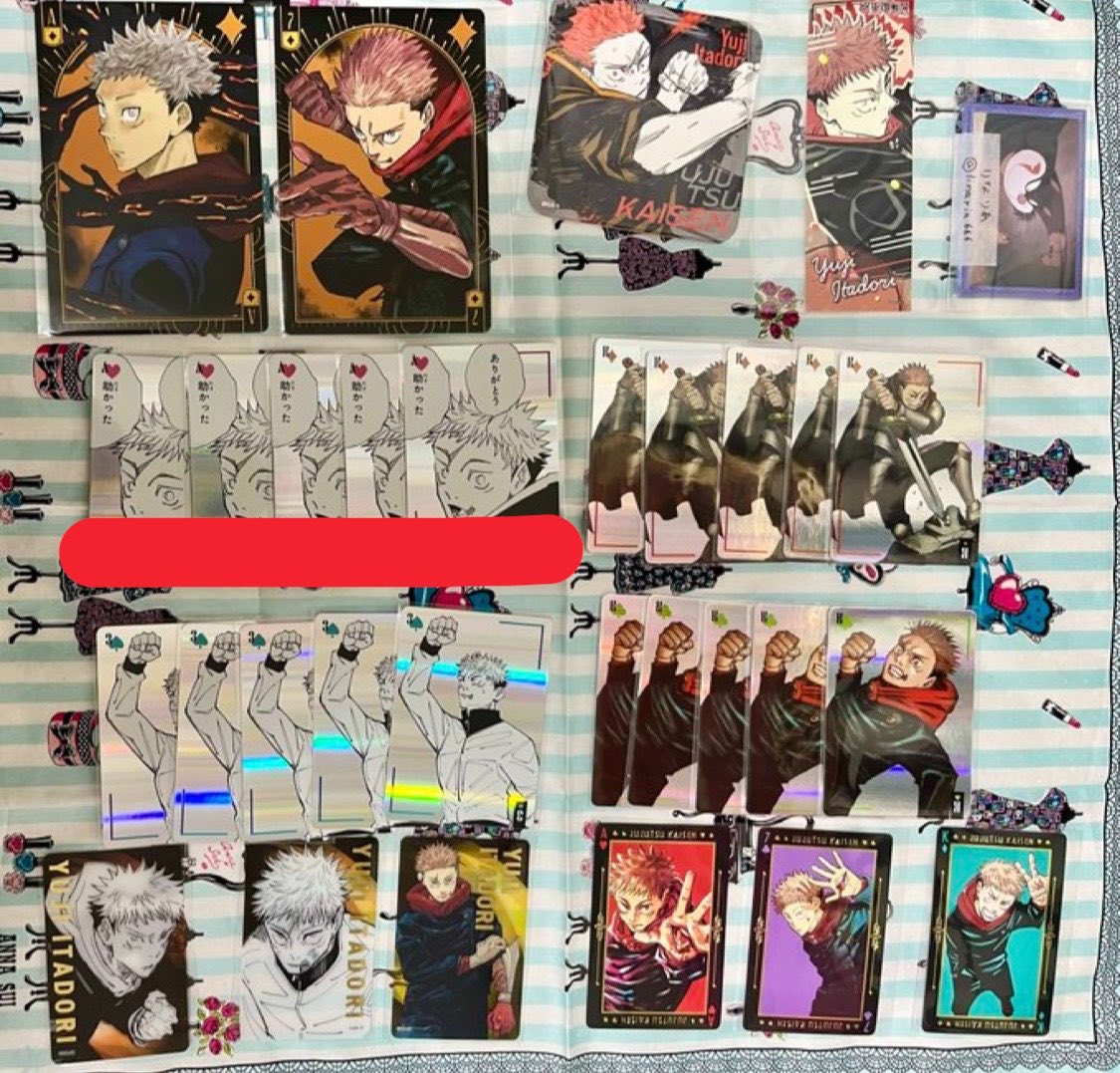 tsugmm's tweet photo. @linaria666 はじめまして、こんばんは。検索よりお声掛け失礼します。画像をお借りしまして、赤線を引いたお品をお譲りいただくことは可能でしょうか。ギラギラトランプの脹相含むお取引希望です。抱き合わせも可能です。paypay希望ですが1000円を超える場合はゆうちょも可能です。検討していただけますと幸いです https://t.co/L78xkjGqiL