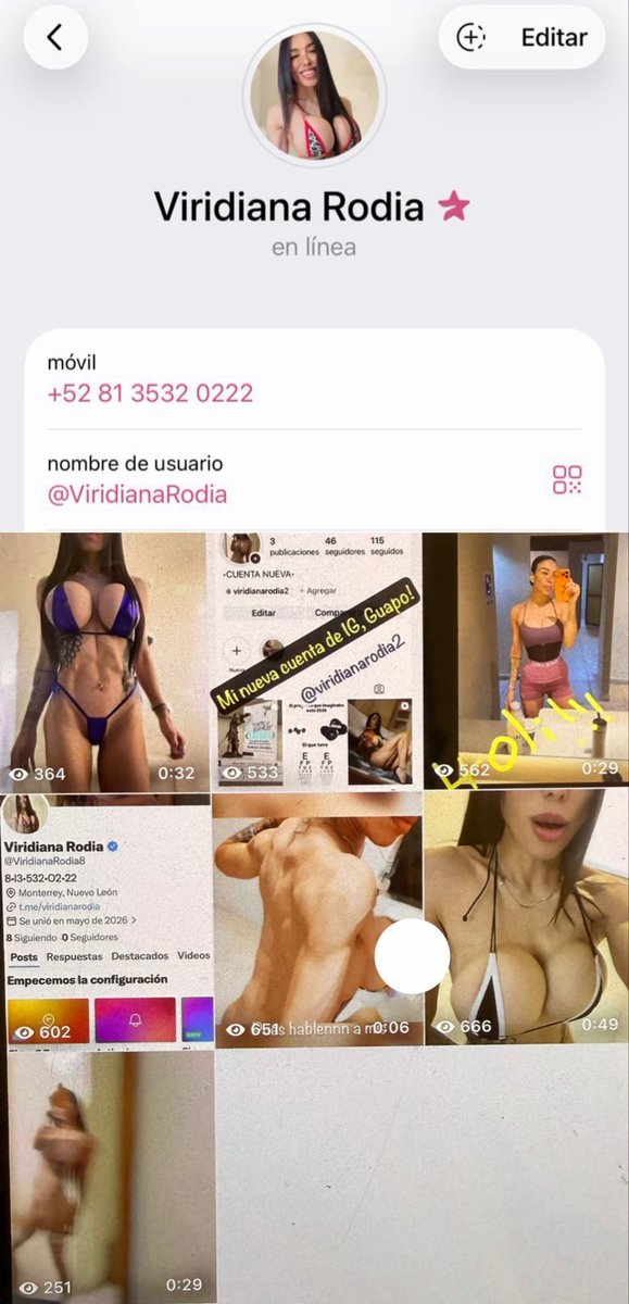 ViridianaRodia8's tweet photo. Guapo, sígueme tmb en telegram para que no pierdas mi contacto.

Quē aūn andan de especial el tīo Mark 😒!

@PadroteRegio @BuscoEscortsMty @ElRegioCatador @xPepePipex @la_fanatico @la_fanatico1 @latino8626 @cachondo_pitufo @Guiacalientemt2 @Sex_in_MTY @bossmty69 @Ludopata_EHB2 @putitasmty25 @catador_mty2 @publiscort123 @MotelBahamasMty