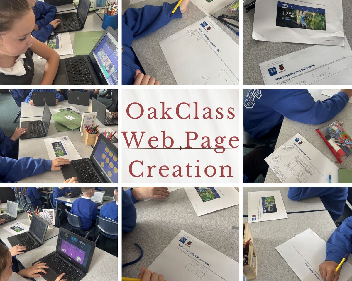 stjosephskly's tweet photo. Oak Class started a new unit this afternoon, and they are all super enthused to begin creating their own web pages. They started their designs today, and we will be working hard on the finished web pages over the next few weeks. #SJKComputing #SJKOakClass 💻 https://t.co/e030cLixe8